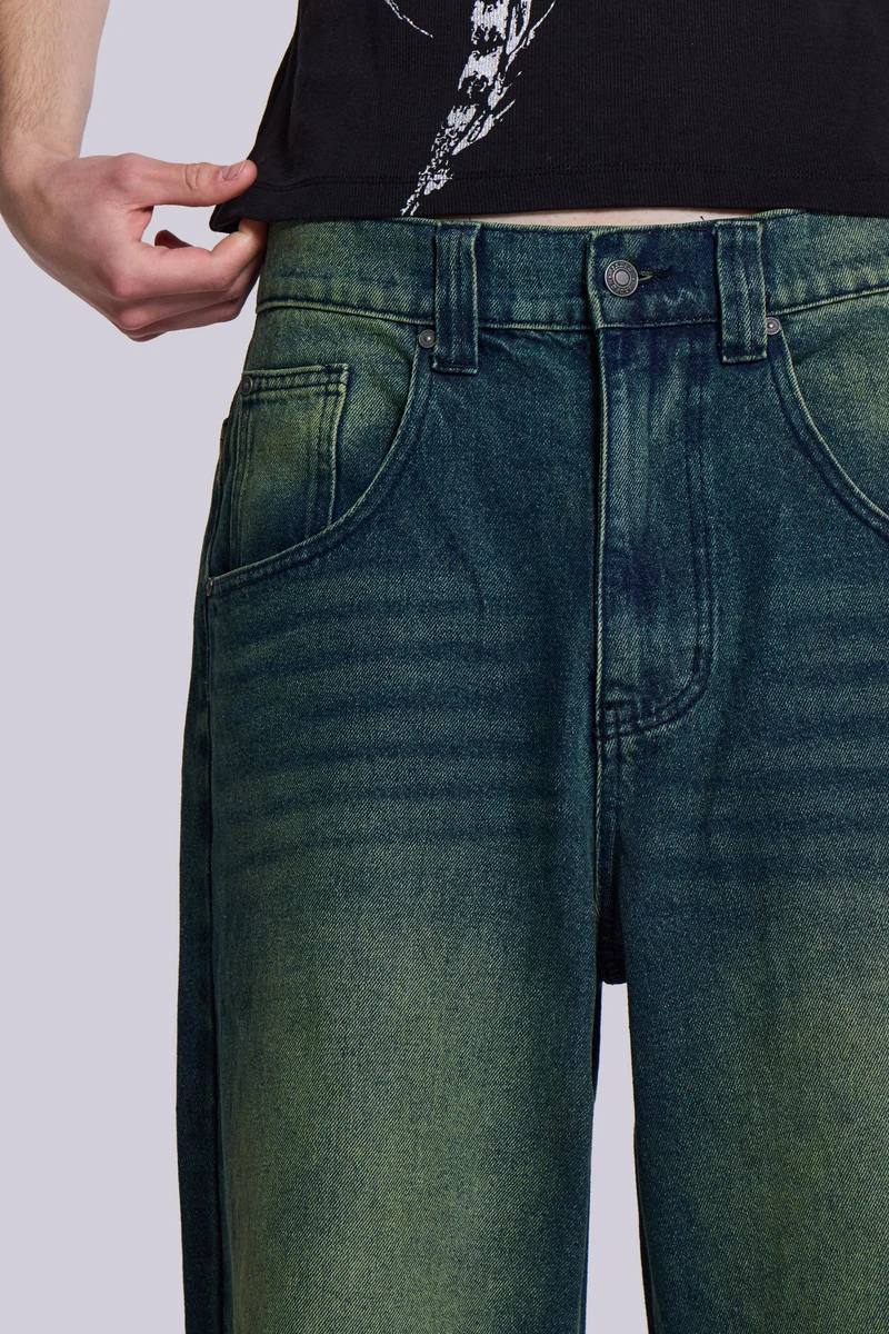 Jaded London Sandblast Blue Wash Colossus Fit Jeans