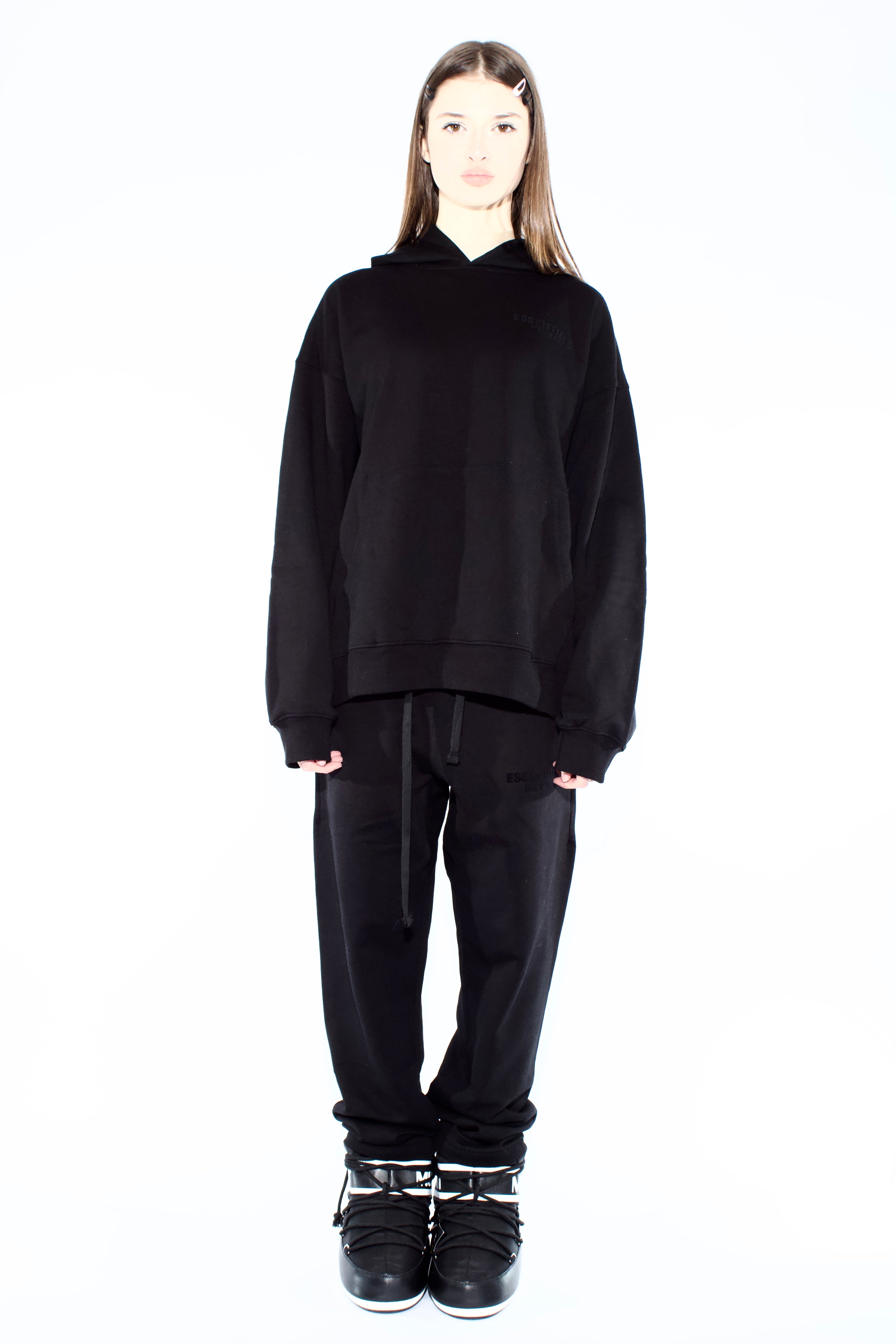 Essentials Fear Of God Hoodie Black