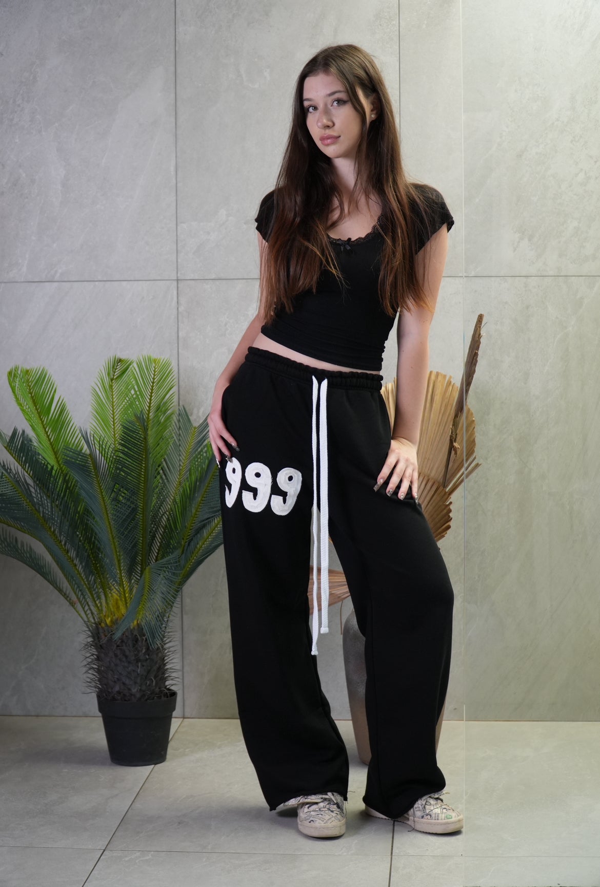 999YESSIRSKIII PANTS BLACK ORIGINAL