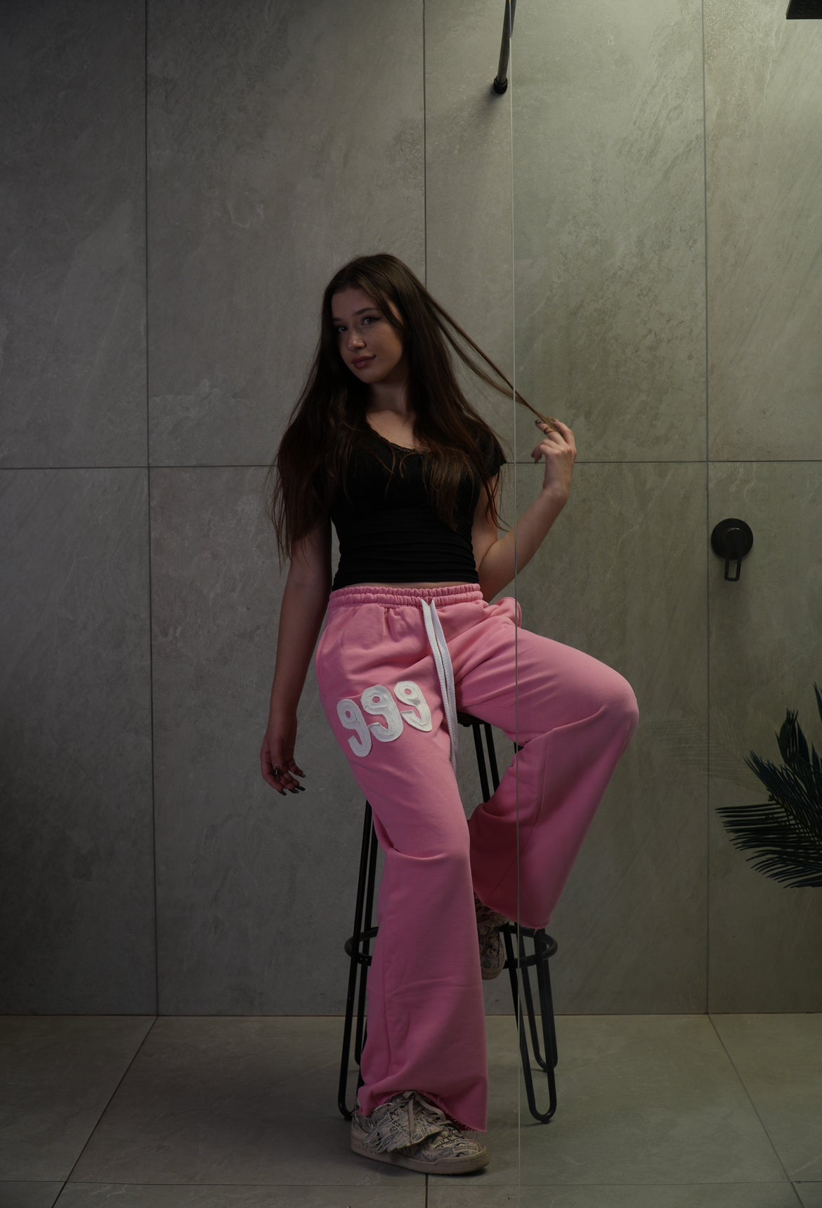 999YESSIRSKIII PANTS PINK ORIGINAL