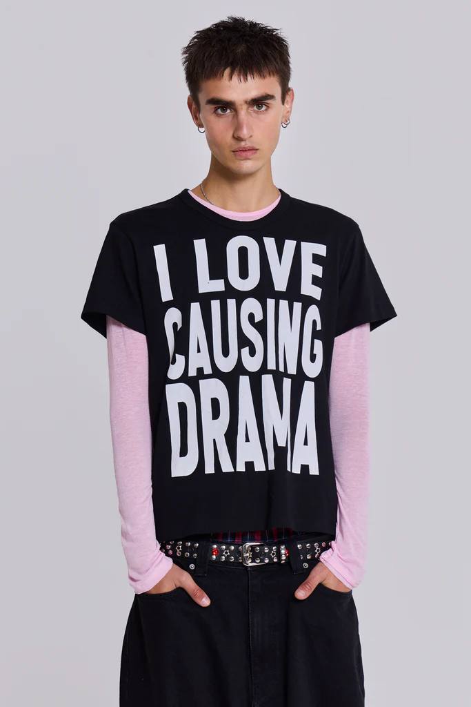 Jaded London Drama Slogan Tee