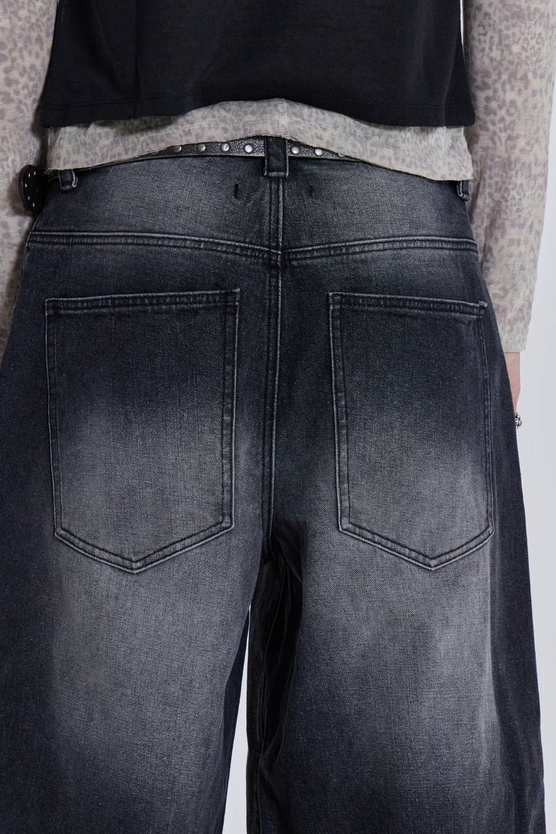 Jaded london Washed Black Colossus Jeans