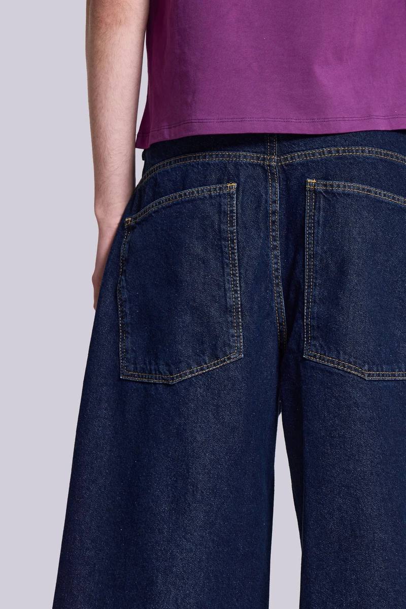 Jaded London Indigo Low Rise Colossus Baggy Jeans